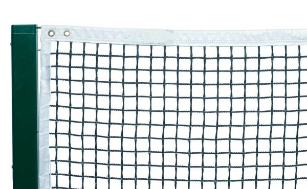 Knotenlose Tennisnetze ohne Doppelreihen seitlich und unten eingefasst