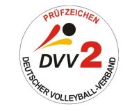 Volleyballnetze Turnier 3 mm stark schwarz gem&auml;&szlig; DVV 2