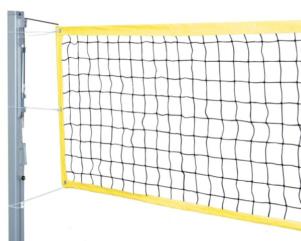 Beachvolleybal Netze Turnier 3 mm stark schwarz für Spielfeld 9 x 18 m gemäß DVV