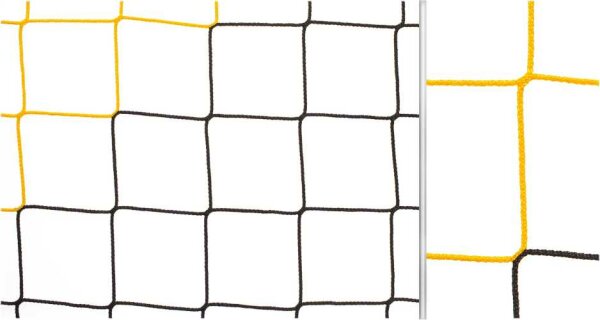 Ballfangnetze zweifarbig für Fußball 4 mm stark Maschenweite 120 mm