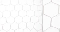 Fu&szlig;balltornetz 7,50 x 2,50 m wei&szlig; 3,5 mm...