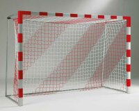 Handballtornetze 3,10 x 2,10 m zweifarbig oben 80 cm unten 100 cm tief