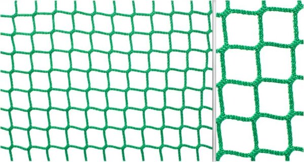 Hallenhockey Tornetz 3,10 x 2,10 m grün 5 mm stark oben 80 cm unten 100 cm tief