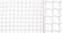 Eishockey Tornetz 1,93 m breit 1,22 m hoch wei&szlig; 4 mm stark Maschenweite 35 mm oben 0,50 m unten 1,00 m
